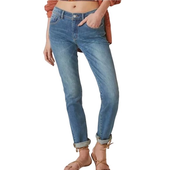 Pilcro Denim - Pilcro Anthropologie Slim Boyfriend Midrise Stretch Jeans Women's 28